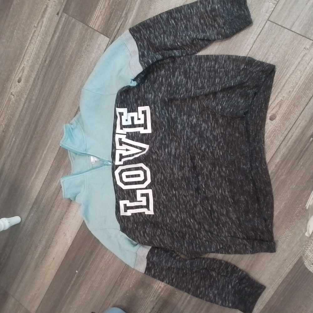 Flirtitude Active Sweatshirt XXLLive Pullover turquoise/ gray